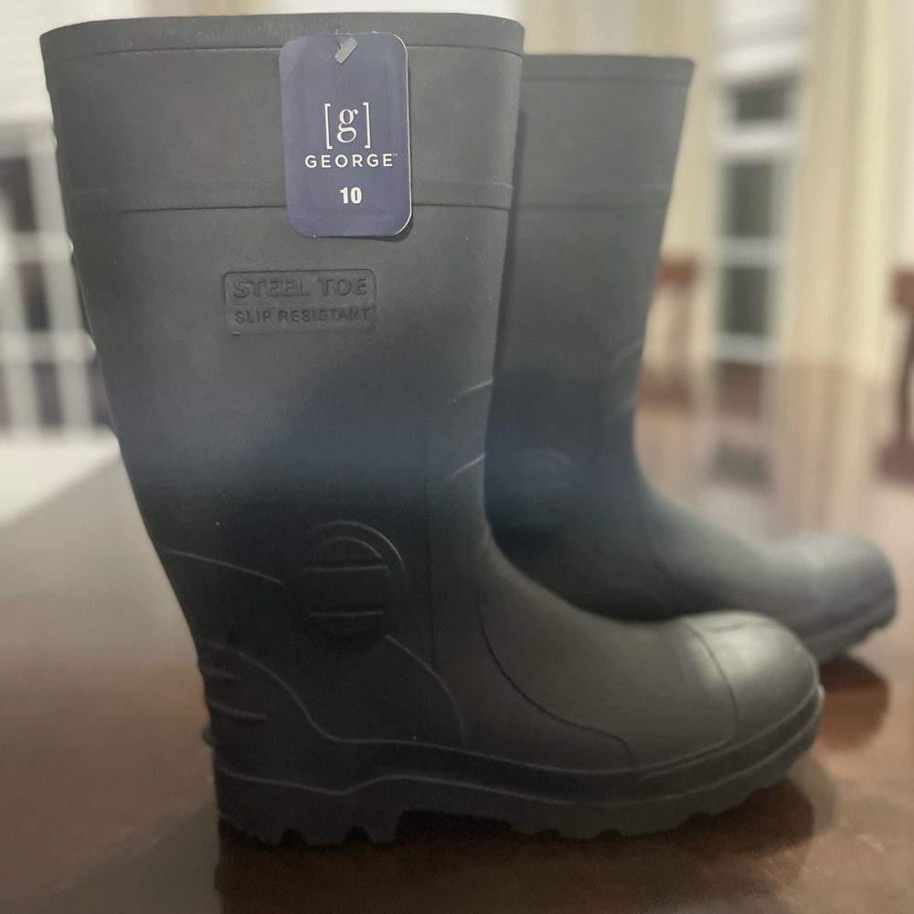 NWT George Men’s Steel Toe Safety Boots!